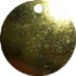 1.5" BLANK BRASS TAGS WITH 3/16" HOLE - 50 PACK