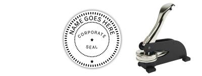 Small Corporate Desk Seal