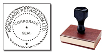 Calgary Stamp & Stencil, manufacturer of rubber stamps, corporate desk seals, name badges, custom stencils, name tags, badges, lamacoids, specialty engraving and more.