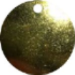 BR-1-BLNKS-50 - 1" BLANK BRASS TAGS WITH 3/16" HOLE - 50 PACK