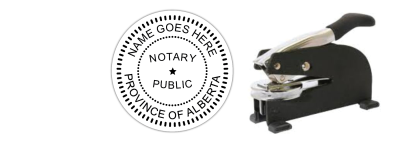 LR01-NOTARY - 2" Long-Reach Notary Desk Seal