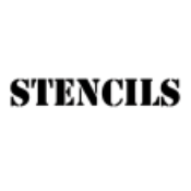 Number Stencil Set for your Industrial Marking project. Custom stencils are also great for your craft projects.